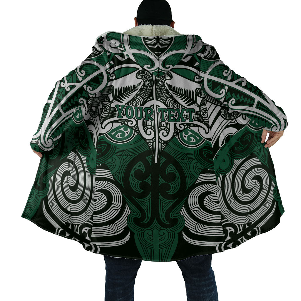 Personalised Maori Ngai Tahu Cloak Silver Fern Kowhaiwhai Art LT01 - Polynesian Pride