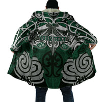 Personalised Maori Ngai Tahu Cloak Silver Fern Kowhaiwhai Art LT01 - Polynesian Pride
