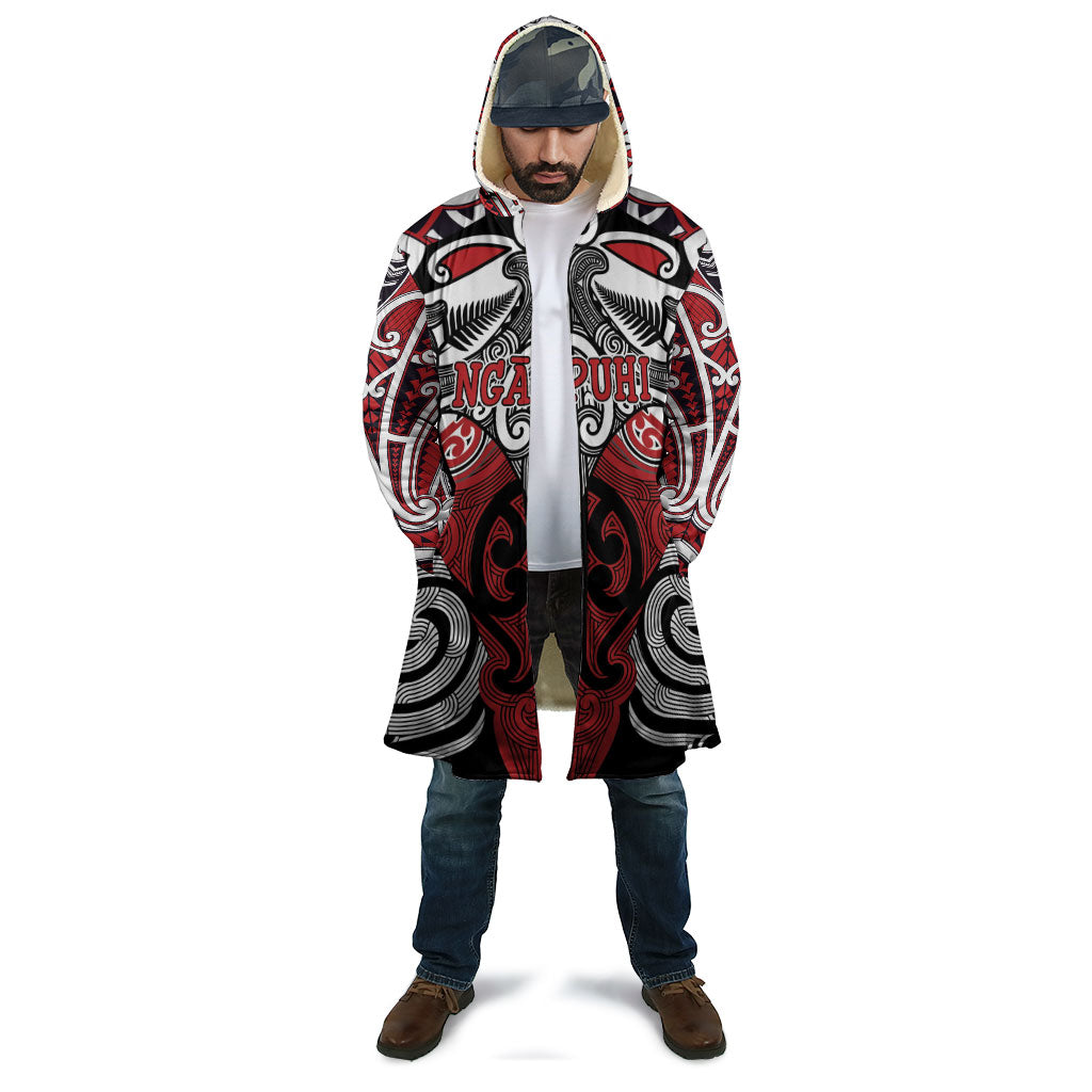 Personalised Maori Ngapuhi Cloak Silver Fern Kowhaiwhai Art LT01 - Polynesian Pride