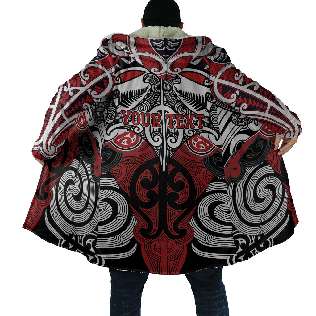 Personalised Maori Ngapuhi Cloak Silver Fern Kowhaiwhai Art LT01 - Polynesian Pride