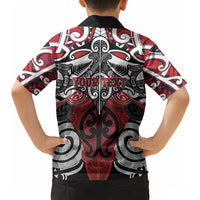 Personalised Maori Ngapuhi Hawaiian Shirt Silver Fern Kowhaiwhai Art LT01 - Polynesian Pride