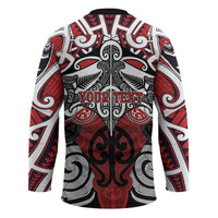 Personalised Maori Ngapuhi Hockey Jersey Silver Fern Kowhaiwhai Art LT01 - Polynesian Pride