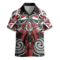 Personalised Maori Ngapuhi Kid Hawaiian Shirt Silver Fern Kowhaiwhai Art LT01 - Polynesian Pride