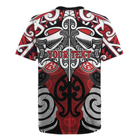 Personalised Maori Ngapuhi Rugby Jersey Silver Fern Kowhaiwhai Art LT01 - Polynesian Pride