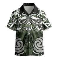 Personalised Maori Ngati Awa Kid Hawaiian Shirt Silver Fern Kowhaiwhai Art LT01 - Polynesian Pride