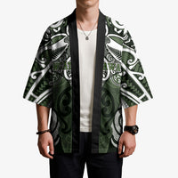 Personalised Maori Ngati Awa Kimono Silver Fern Kowhaiwhai Art LT01 - Polynesian Pride