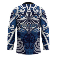 Personalised Maori Ngati Kahungunu Hockey Jersey Silver Fern Kowhaiwhai Art LT01 - Polynesian Pride