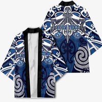 Personalised Maori Ngati Kahungunu Kimono Silver Fern Kowhaiwhai Art LT01 - Polynesian Pride