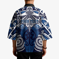Personalised Maori Ngati Kahungunu Kimono Silver Fern Kowhaiwhai Art LT01 - Polynesian Pride