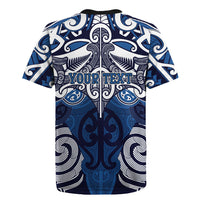 Personalised Maori Ngati Kahungunu Rugby Jersey Silver Fern Kowhaiwhai Art LT01 - Polynesian Pride
