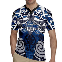Personalised Maori Ngati Kahungunu Rugby Jersey Silver Fern Kowhaiwhai Art LT01 - Polynesian Pride
