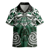 Personalised Maori Ngati Maniapoto Kid Hawaiian Shirt Silver Fern Kowhaiwhai Art LT01 - Polynesian Pride