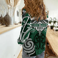 Personalised Maori Ngati Maniapoto Women Casual Shirt Silver Fern Kowhaiwhai Art LT01 - Polynesian Pride