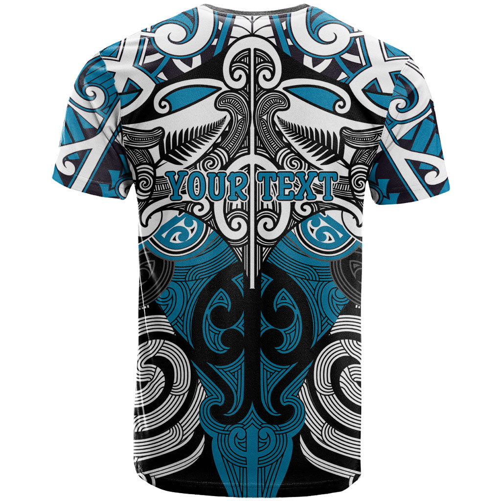 Personalised Maori Ngati Porou T Shirt Silver Fern Kowhaiwhai Art LT01 - Polynesian Pride