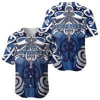 Personalised Maori Ngati Tuwharetoa Baseball Jersey Silver Fern Kowhaiwhai Art LT01 - Polynesian Pride