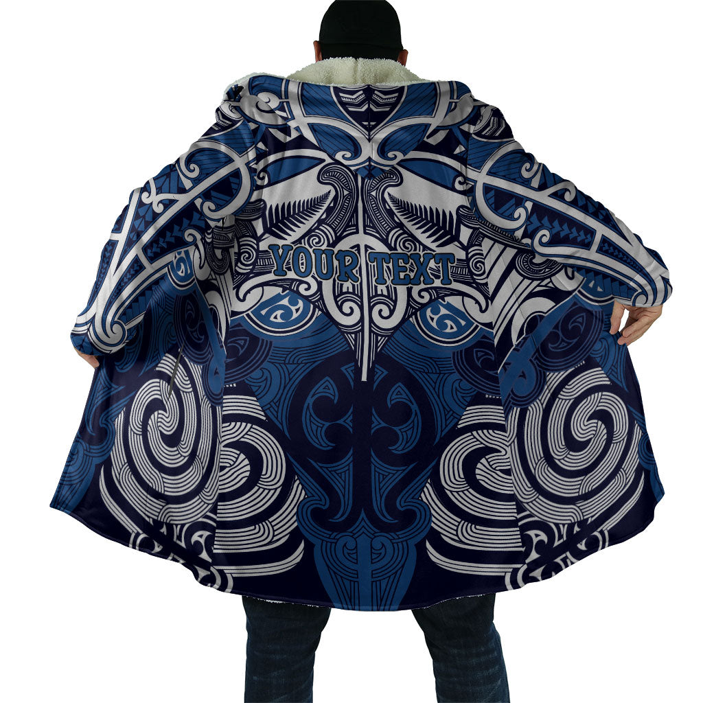 Personalised Maori Ngati Tuwharetoa Cloak Silver Fern Kowhaiwhai Art LT01 - Polynesian Pride