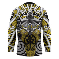 Personalised Maori Ngati Whatua Hockey Jersey Silver Fern Kowhaiwhai Art LT01 - Polynesian Pride