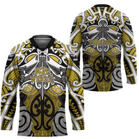 Personalised Maori Ngati Whatua Hockey Jersey Silver Fern Kowhaiwhai Art LT01 - Polynesian Pride