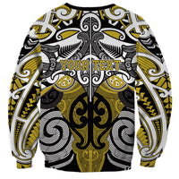 Personalised Maori Ngati Whatua Sweatshirt Silver Fern Kowhaiwhai Art LT01 - Polynesian Pride