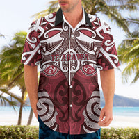 Personalised Maori Te Arawa Hawaiian Shirt Silver Fern Kowhaiwhai Art LT01 - Polynesian Pride