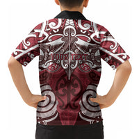 Personalised Maori Te Arawa Hawaiian Shirt Silver Fern Kowhaiwhai Art LT01 - Polynesian Pride