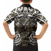 Personalised Maori Waikato Tainui Hawaiian Shirt Silver Fern Kowhaiwhai Art LT01 - Polynesian Pride