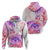 Kia Ora Maori New Zealand Pastel Hoodie Sun Ta Moko Sweet Version LT01 - Polynesian Pride