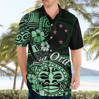 Aotearoa Kia Ora New Zealand Ta Moko Green Version Hawaiian Shirt LT01 - Polynesian Pride