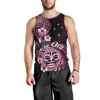 Aotearoa Kia Ora New Zealand Ta Moko Pink Version Men Tank Top LT01 - Polynesian Pride