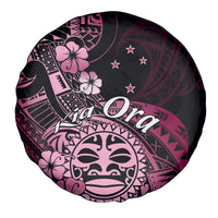 Aotearoa Kia Ora New Zealand Ta Moko Pink Version Spare Tire Cover LT01 - Polynesian Pride