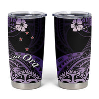 Aotearoa Kia Ora New Zealand Ta Moko Purple Version Tumbler Cup