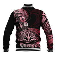 Aotearoa Kia Ora New Zealand Ta Moko Red Version Baseball Jacket LT01 - Polynesian Pride