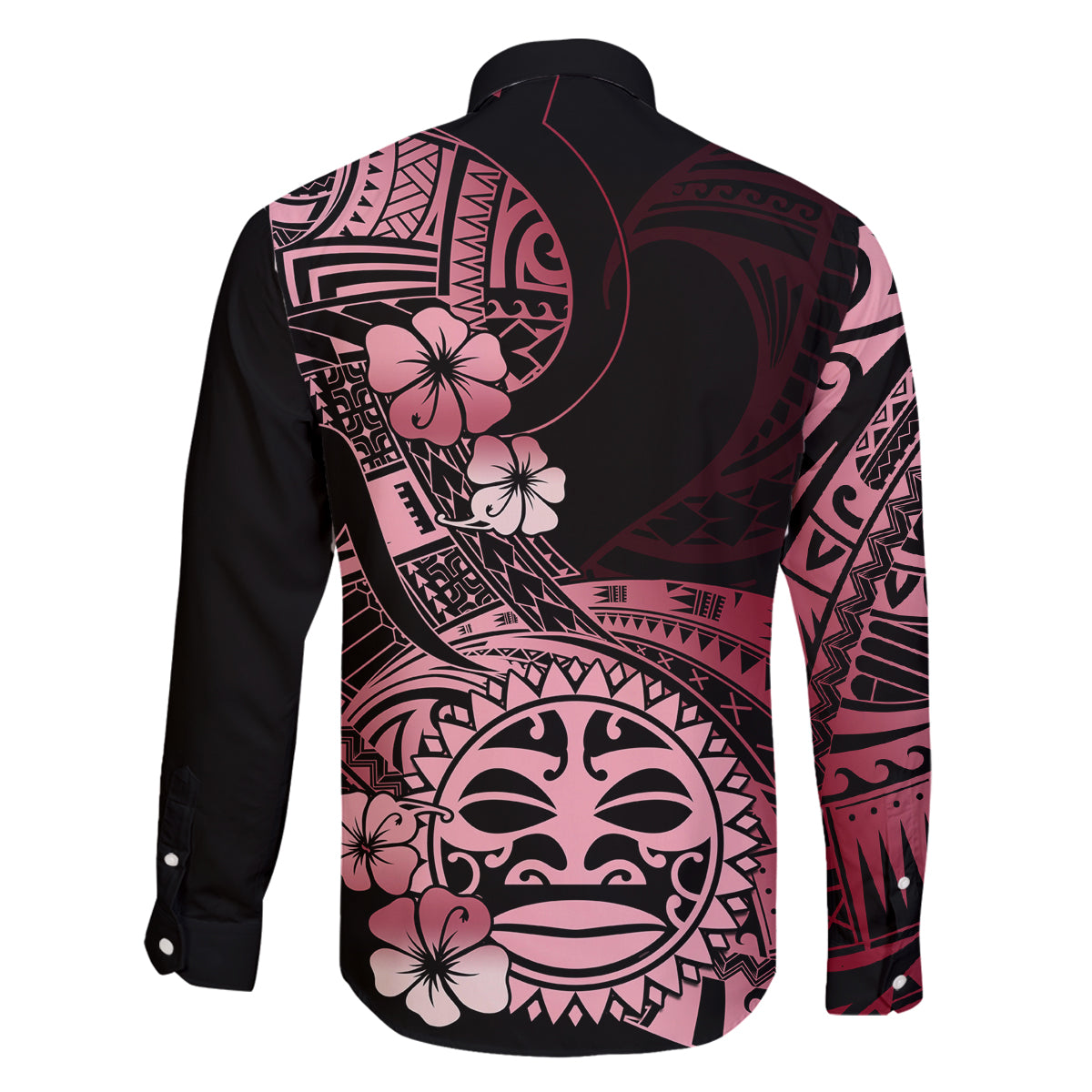 Aotearoa Kia Ora New Zealand Ta Moko Red Version Family Matching Tank Maxi Dress and Hawaiian Shirt LT01 - Polynesian Pride
