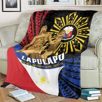 Lapulapu The First Filipino Hero Blanket Polynesian Pattern