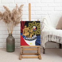 Lapulapu The First Filipino Hero Canvas Wall Art Polynesian Pattern