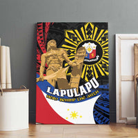 Lapulapu The First Filipino Hero Canvas Wall Art Polynesian Pattern