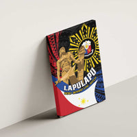 Lapulapu The First Filipino Hero Canvas Wall Art Polynesian Pattern
