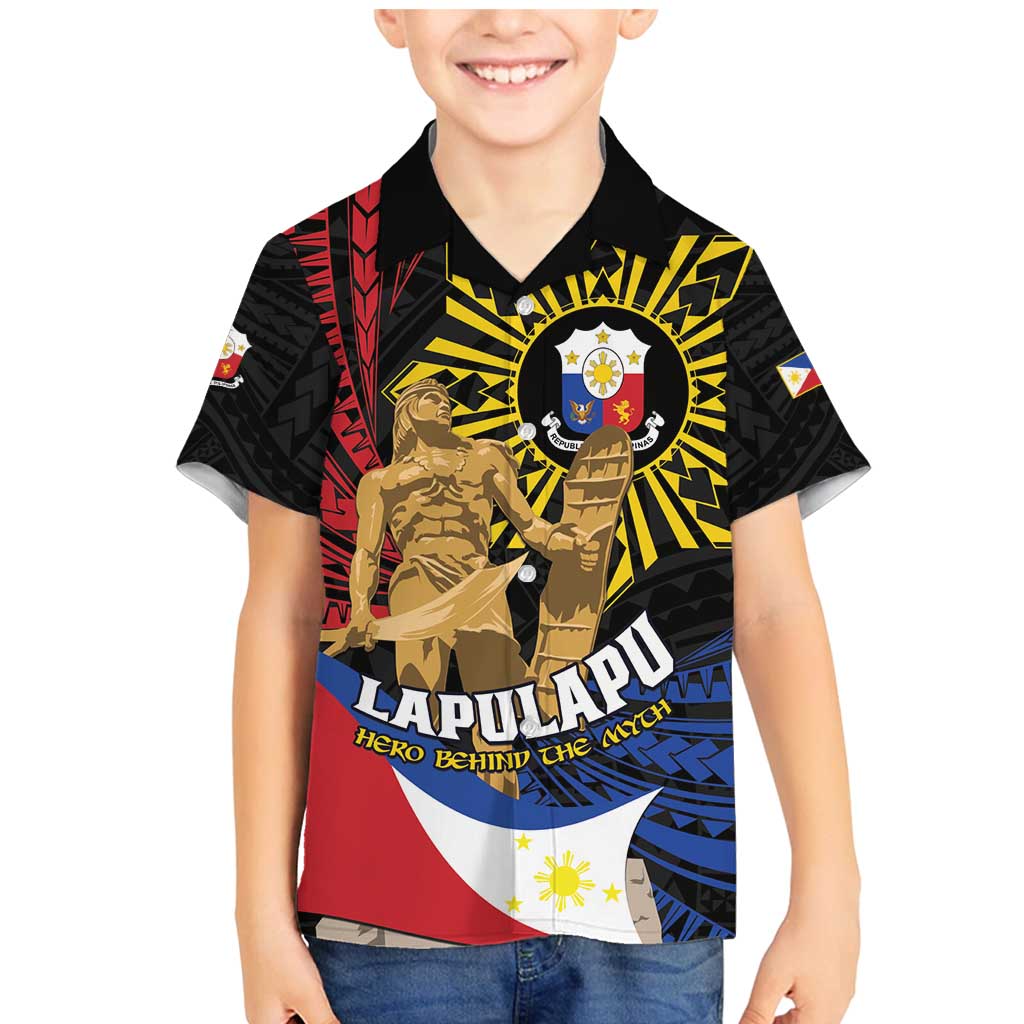 Personalized Lapulapu The First Filipino Hero Family Matching Mermaid Dress and Hawaiian Shirt Polynesian Pattern