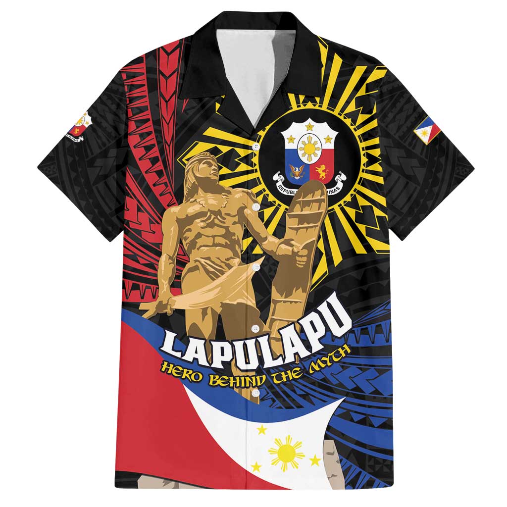 Personalized Lapulapu The First Filipino Hero Family Matching Puletasi and Hawaiian Shirt Polynesian Pattern
