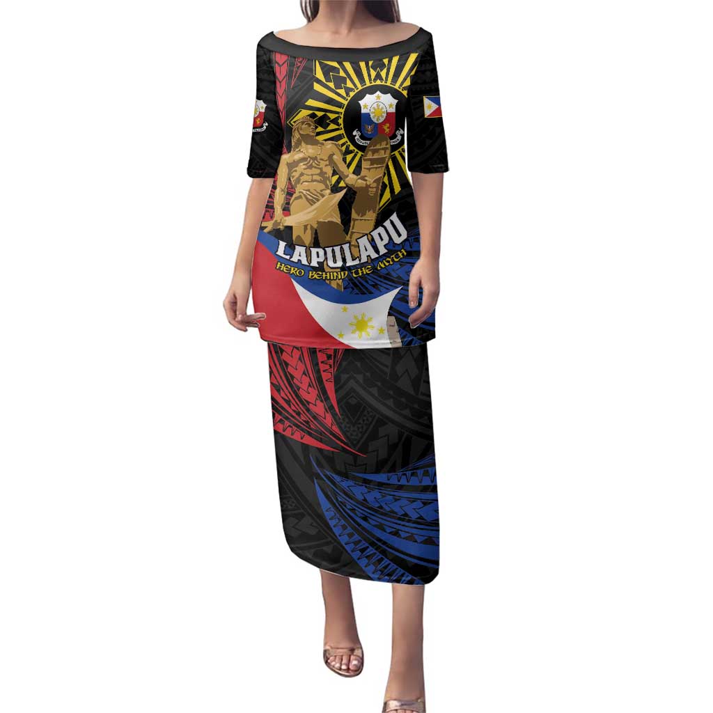 Personalized Lapulapu The First Filipino Hero Family Matching Puletasi and Hawaiian Shirt Polynesian Pattern