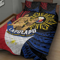 Lapulapu The First Filipino Hero Quilt Bed Set Polynesian Pattern