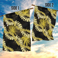 Puakenikeni Maile Lei Garden Flag Frangipani Yellow Tropical Leaves LT01 - Polynesian Pride