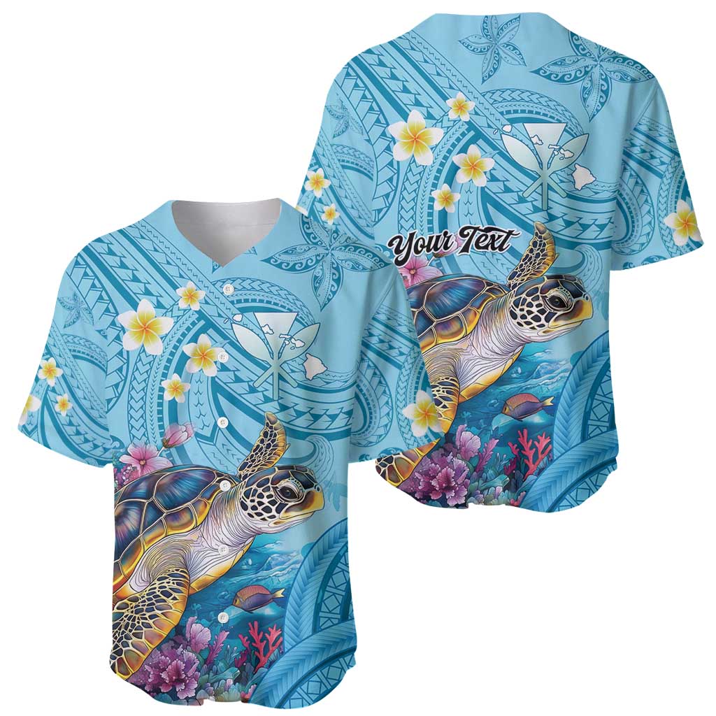 Personalized Hawaii Sea Turtle Baseball Jersey Hawaii Map Ocean Vibes