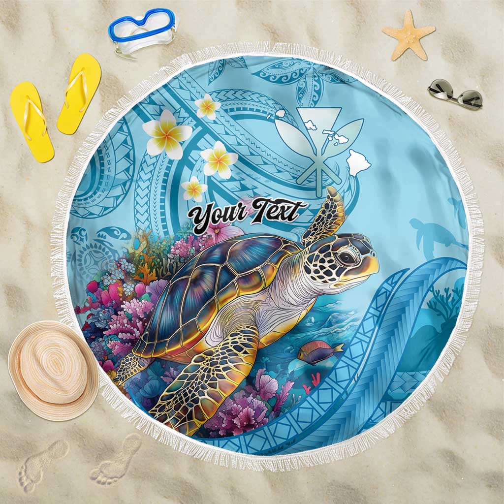 Personalized Hawaii Sea Turtle Beach Blanket Hawaii Map Ocean Vibes