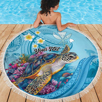 Personalized Hawaii Sea Turtle Beach Blanket Hawaii Map Ocean Vibes