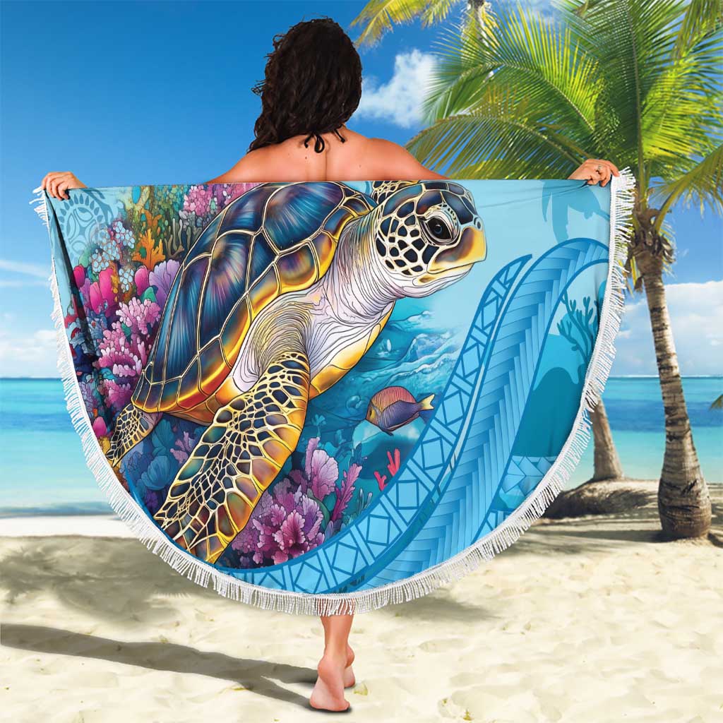 Personalized Hawaii Sea Turtle Beach Blanket Hawaii Map Ocean Vibes