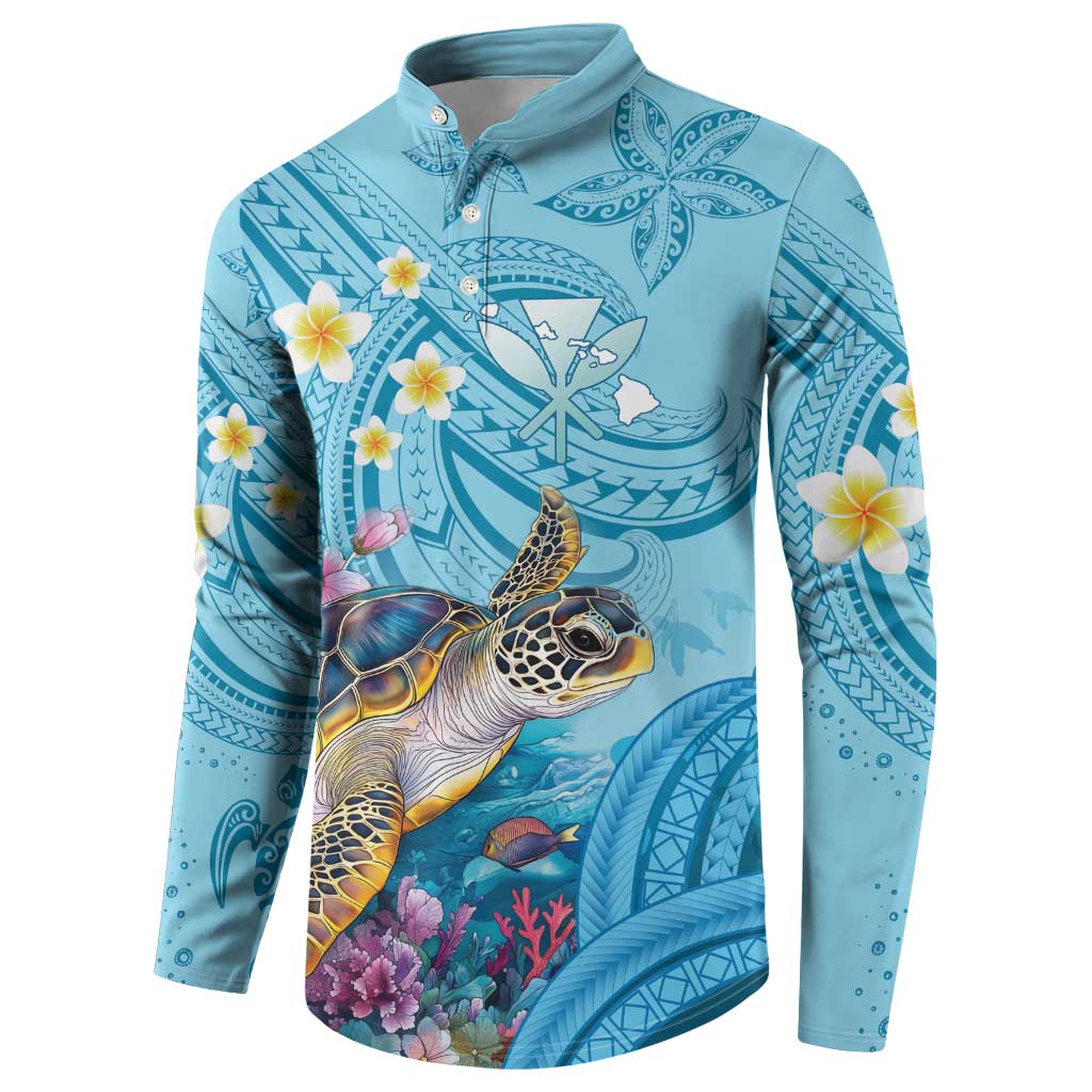 Personalized Hawaii Sea Turtle Button Sweatshirt Hawaii Map Ocean Vibes