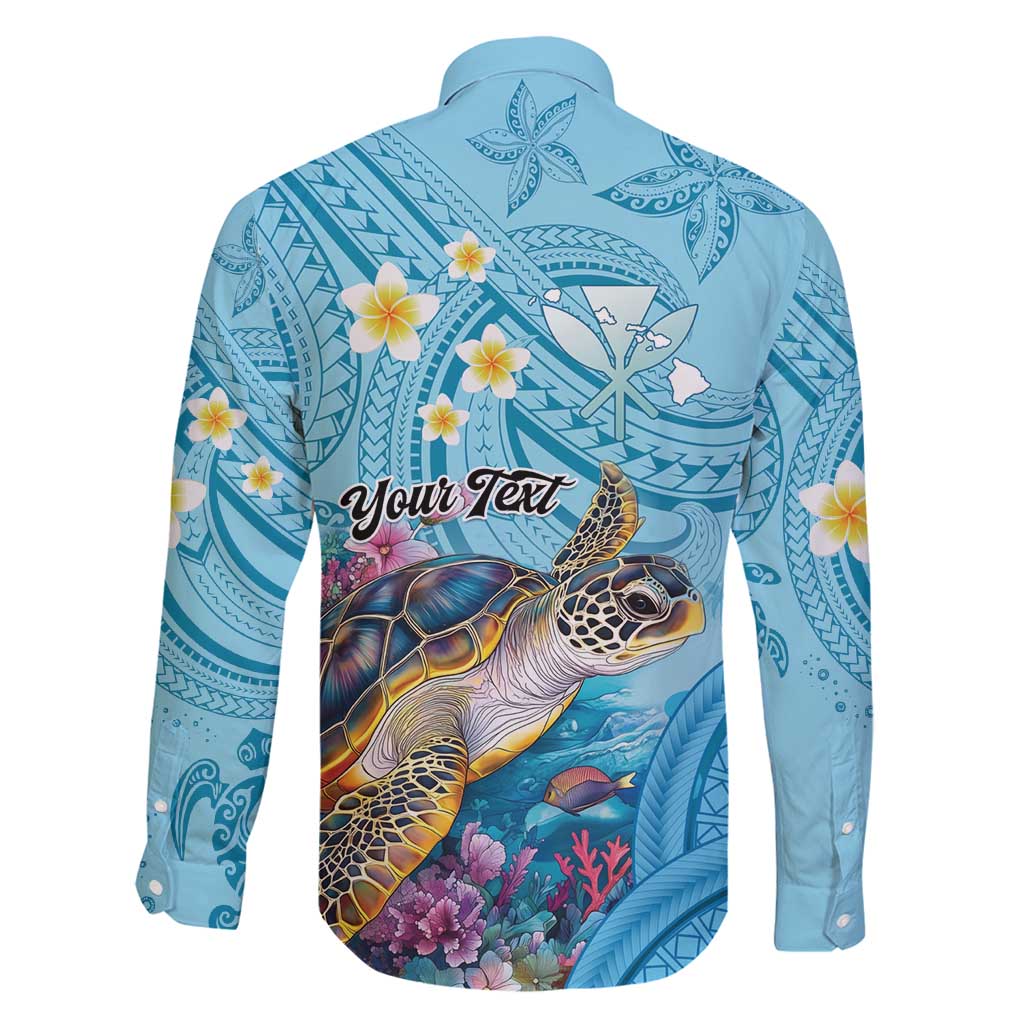 Personalized Hawaii Sea Turtle Family Matching Long Sleeve Bodycon Dress and Hawaiian Shirt Hawaii Map Ocean Vibes