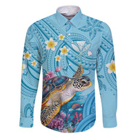 Personalized Hawaii Sea Turtle Family Matching Mermaid Dress and Hawaiian Shirt Hawaii Map Ocean Vibes