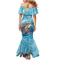 Personalized Hawaii Sea Turtle Mermaid Dress Hawaii Map Ocean Vibes